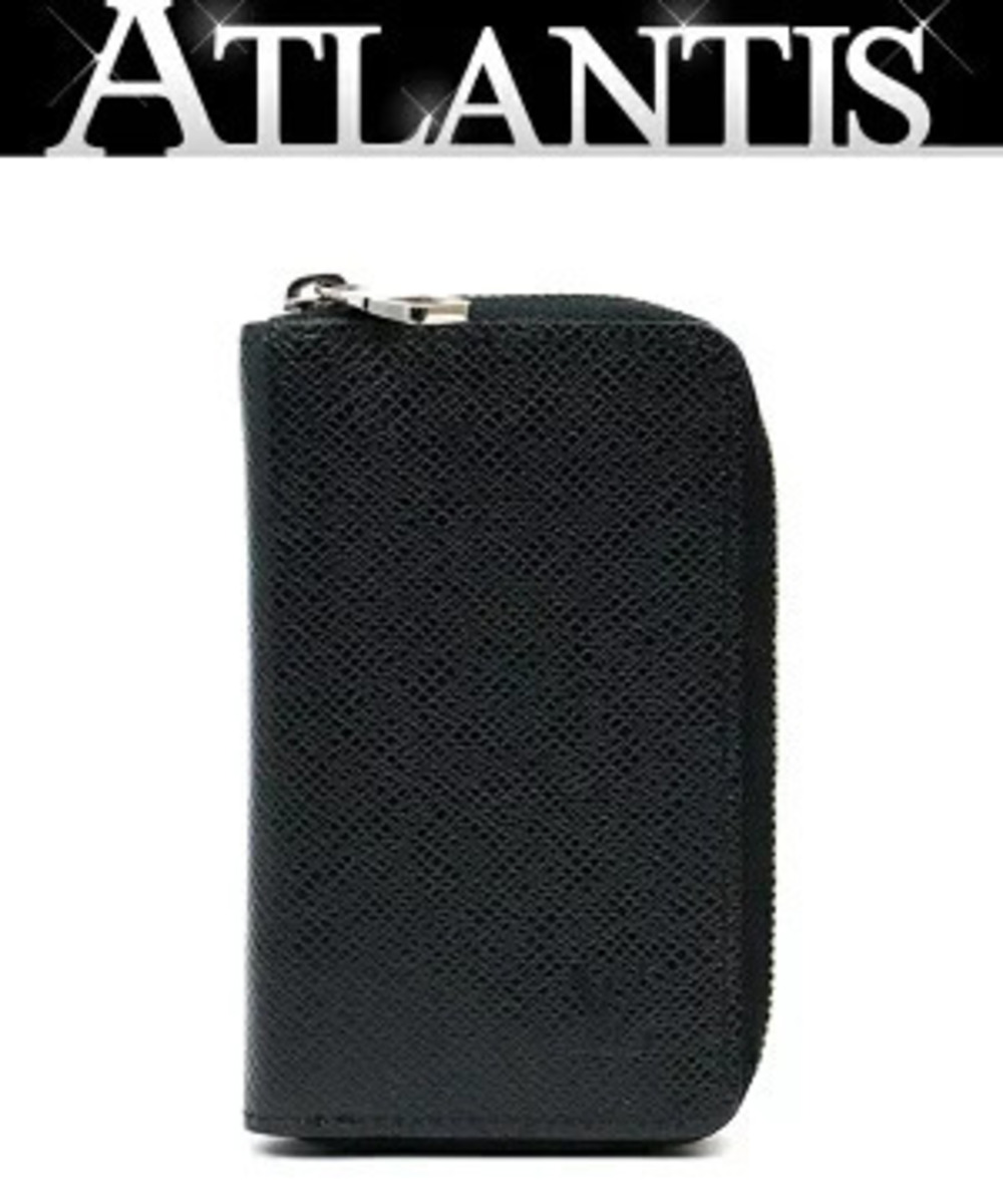 Louis Vuitton Zippy Wallet Coin Taiga Black